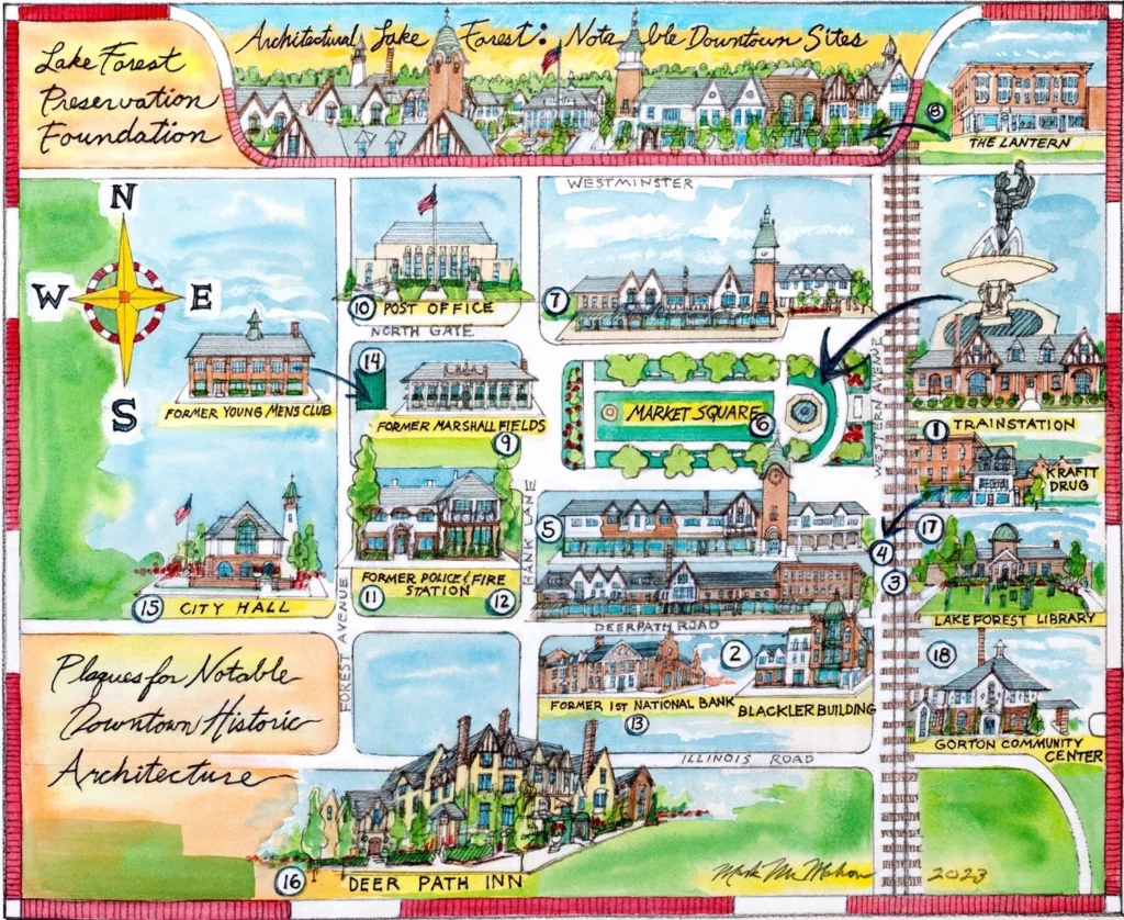 Lake Forest’s Notable Historic Downtown Architecture