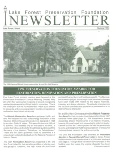 1994 Summer Newsletter