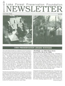 1993 Fall Newsletter