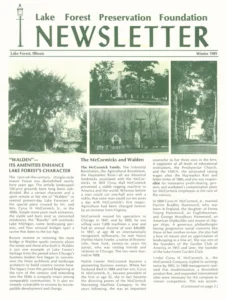 1989 Winter Newsletter