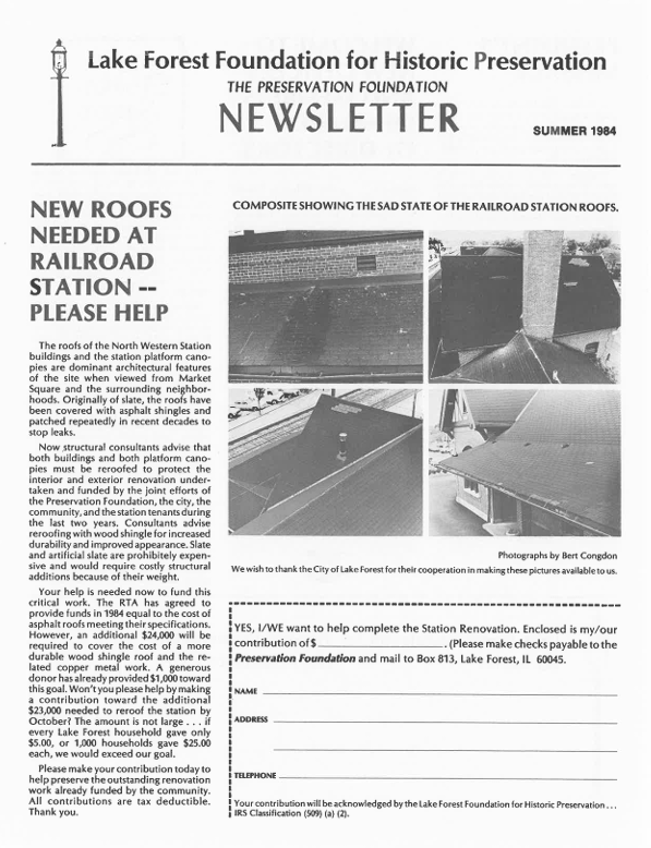 1984 Summer Newsletter