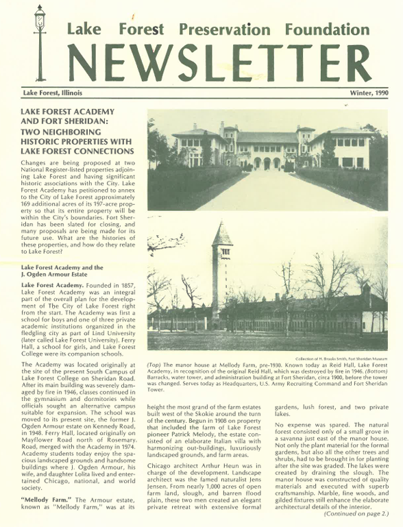 1990 Winter Newsletter
