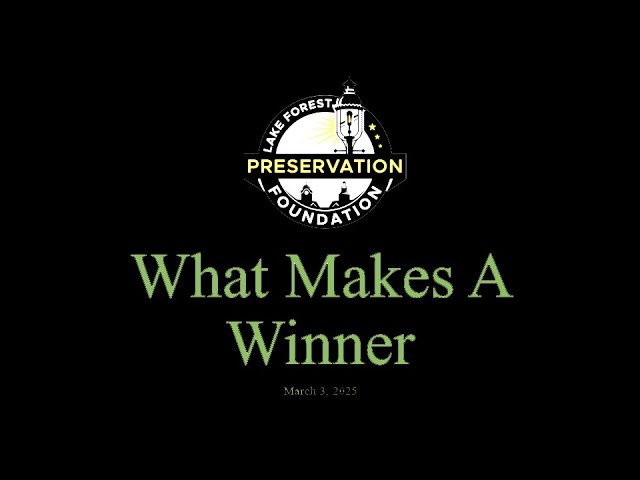What Makes A Winner March 2024